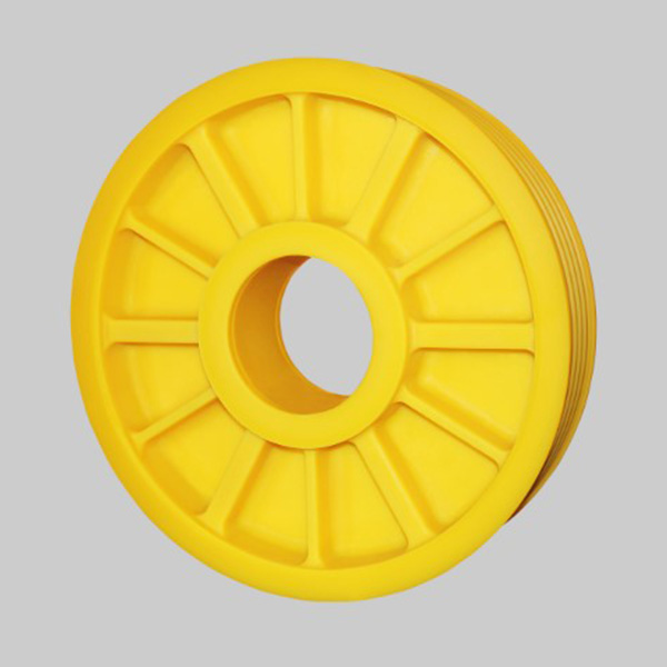 MC nylon elevator driving sheave (with 12 stiffener without  lightening hole)