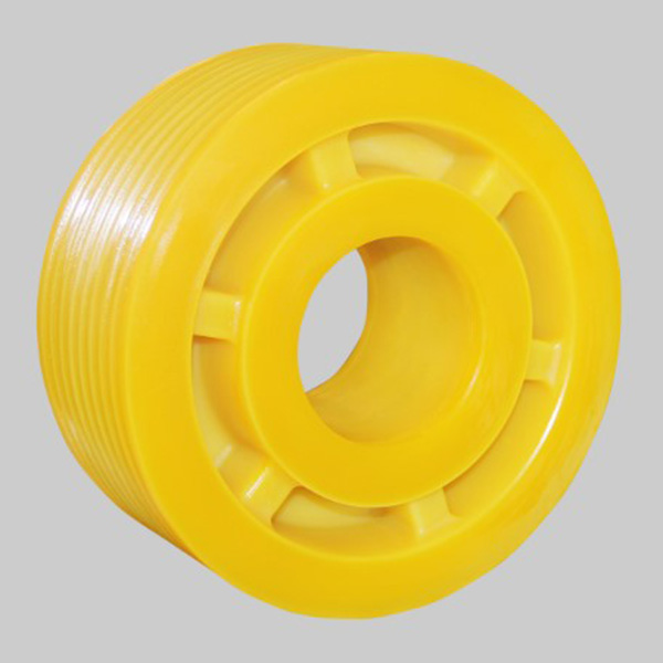 MC nylon elevator driving sheave (with 6 stiffener without lightening hole)